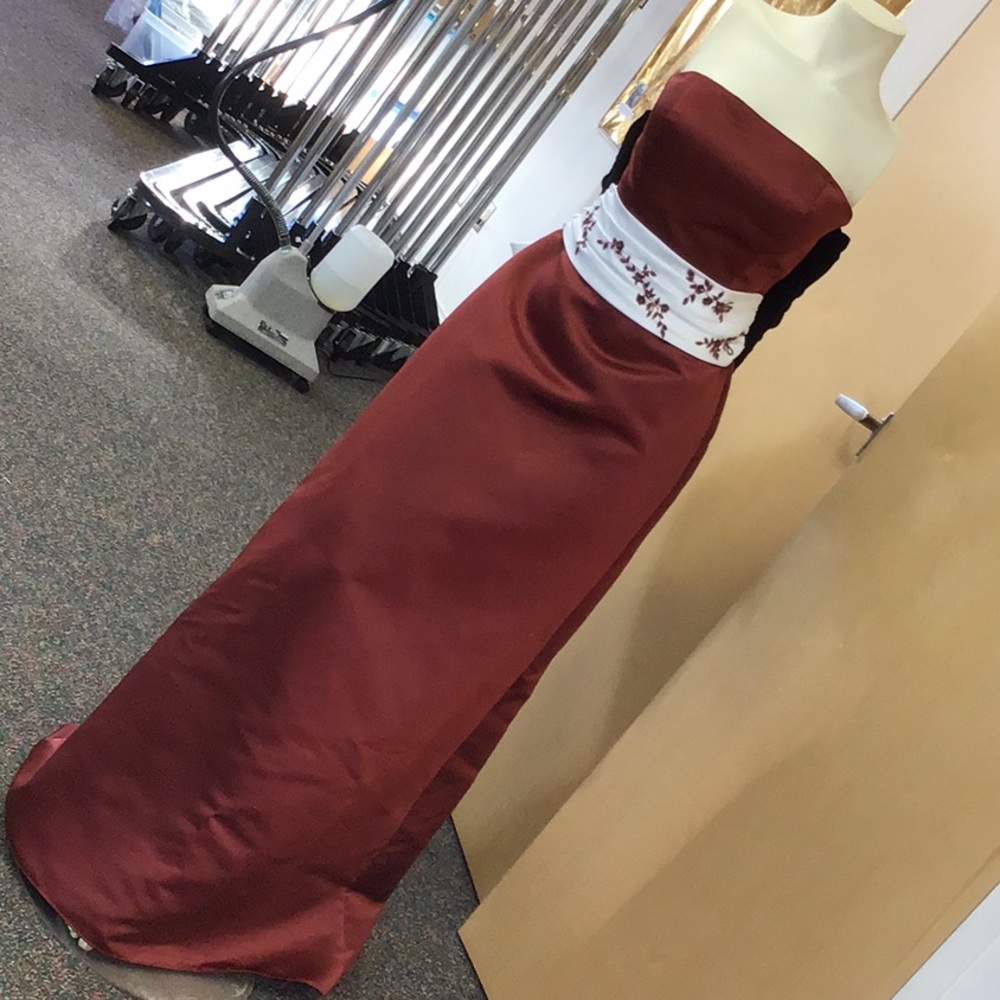 Bill Levkoff formal dress with wrap